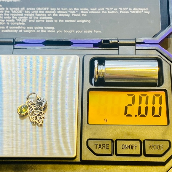 EUC Pandora 791214PE Sterling Silver Forest Trinity Pendant w/ Peridot - Picture 9 of 9